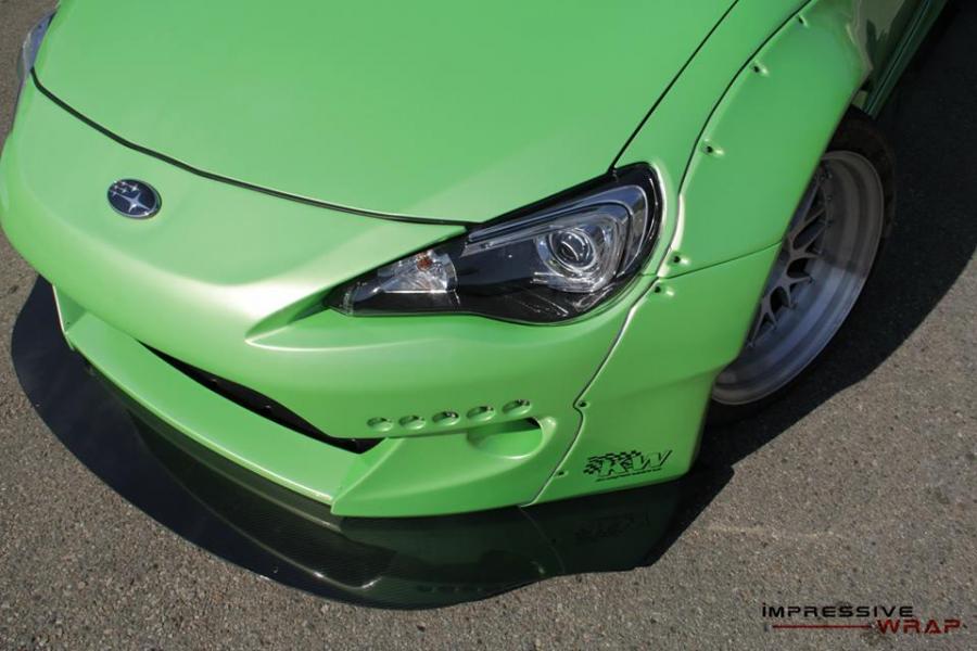  Subaru BRZ RocketBunny by Impressive Wrap 2014 года  (фото 10 из 16)